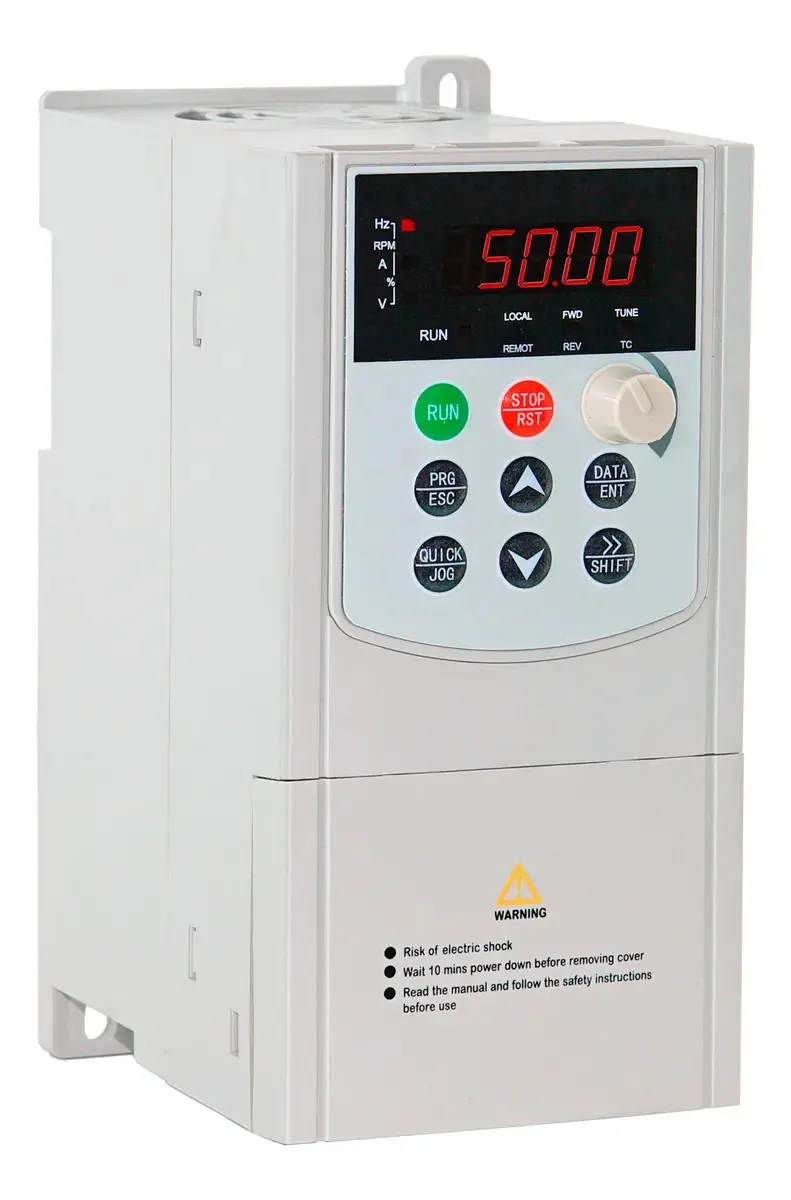 Unidade de frequência variável de sal trifásica 3hp Ent 3x