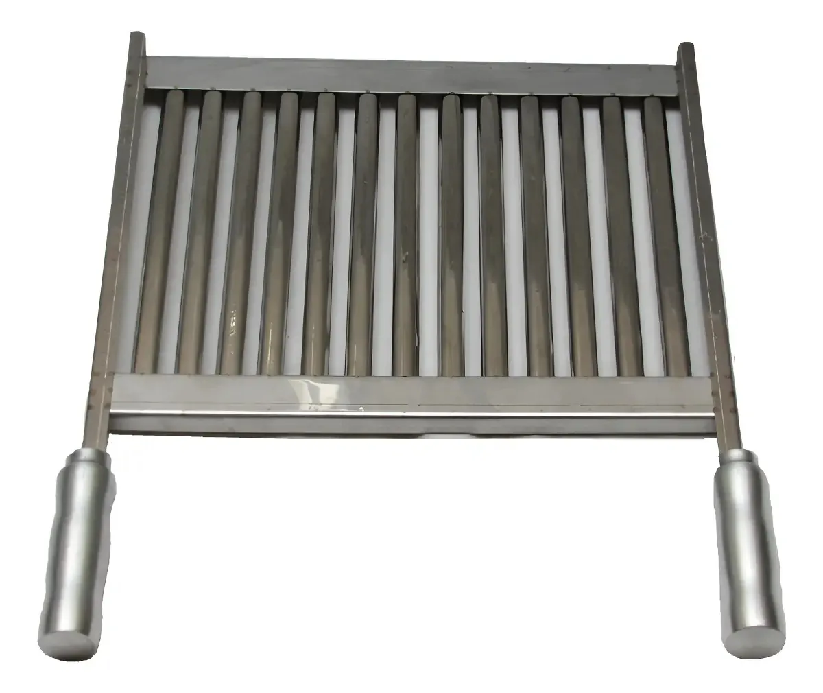 Grelha Uruguaia Chapa Em Inox 57x48cm Para Churrasqueiras
