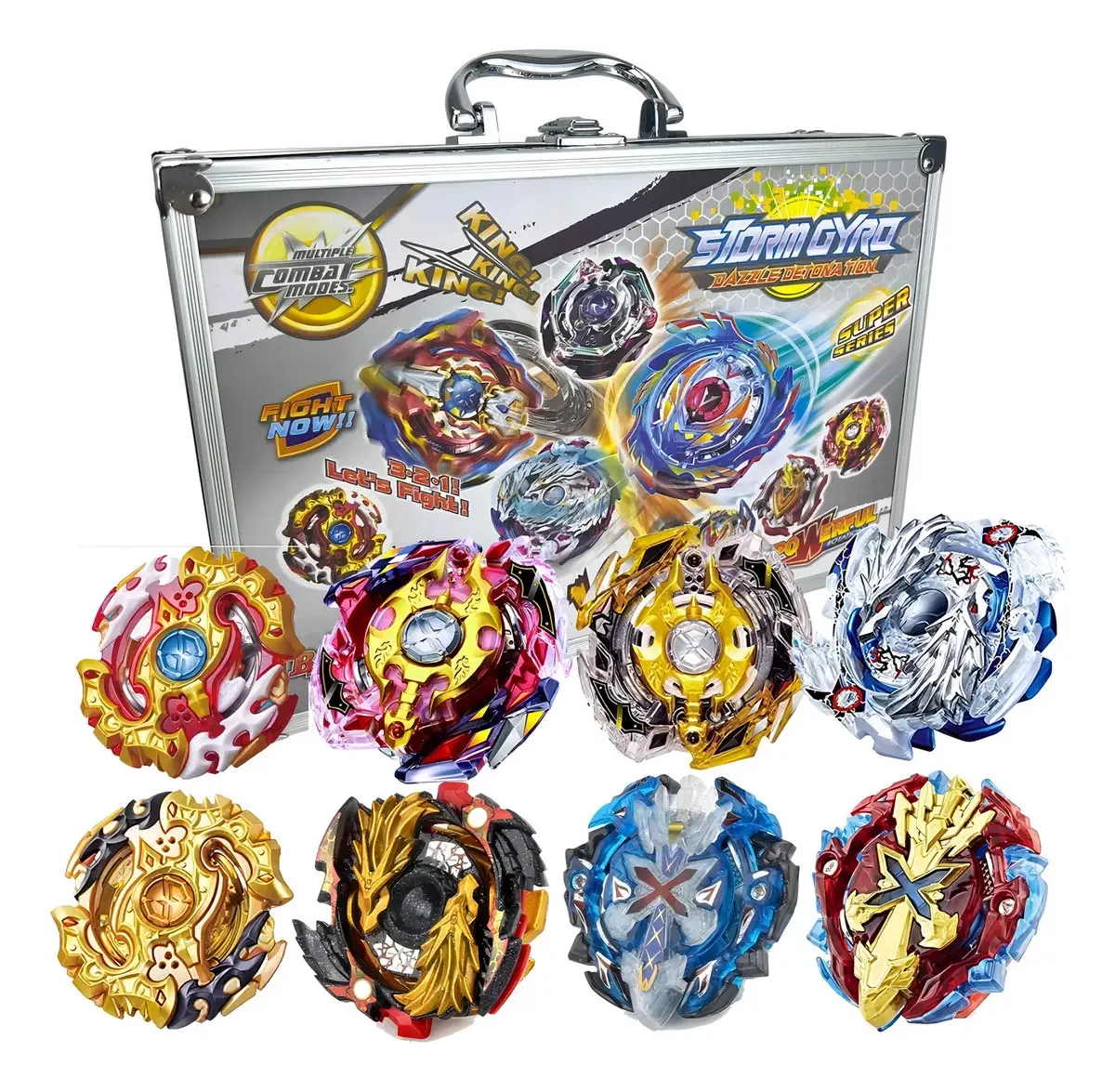 Beyblade Storm Gyro Multicolorido com 2 Lançadores e Acessórios