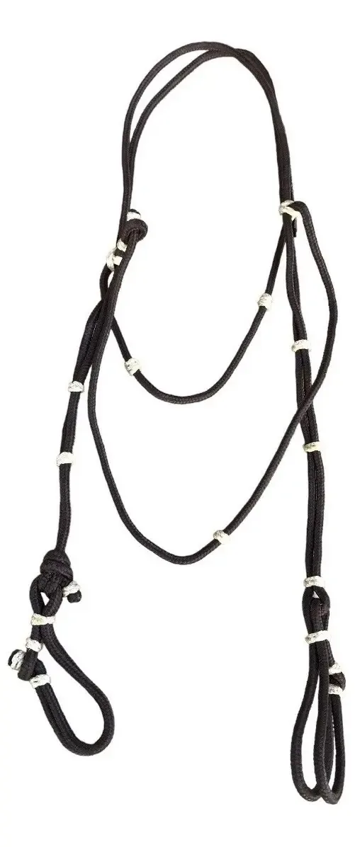 Cabeçada De Cordinha De Regular Para Cavalos E Mulas Cor Marrom