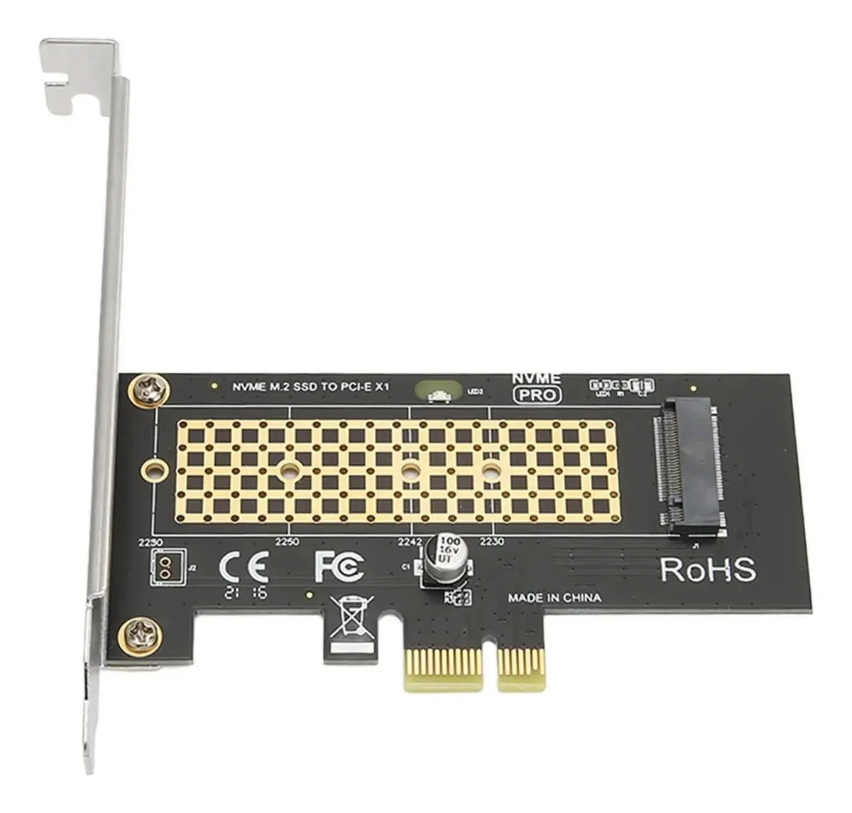 Hosi Adaptador Nvme Pcie, 1xnvme Plug And Play M.2 Ssd para Adaptador Pcie (ssd)