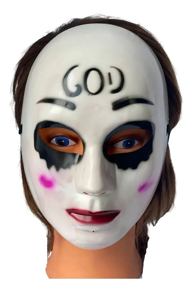 Máscara Halloween God Noite Do Crime Com Elástico Cosplay