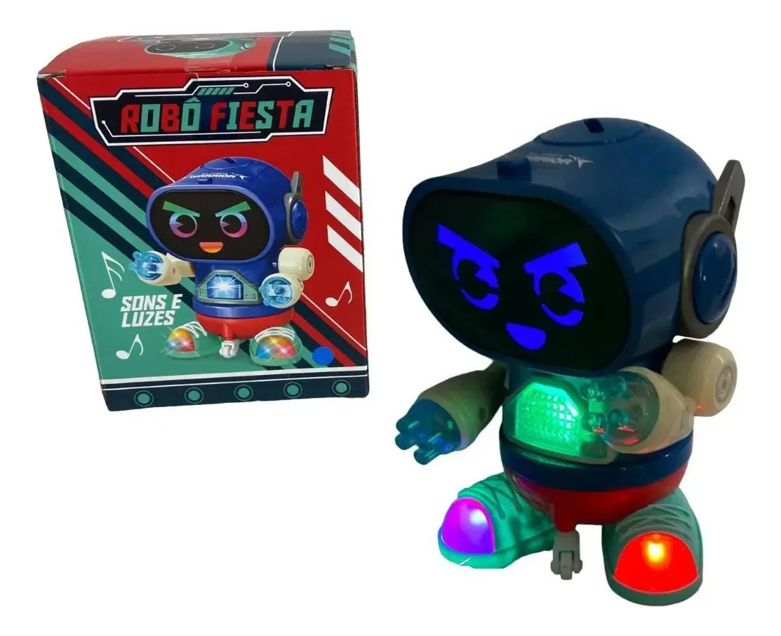 Brinquedo Infantil Robô Musical Com Luzes Movimento Sortido