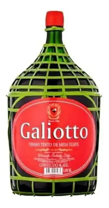 Vinho Tinto Suave Galiotto 4,6l - Versátil E Saboroso