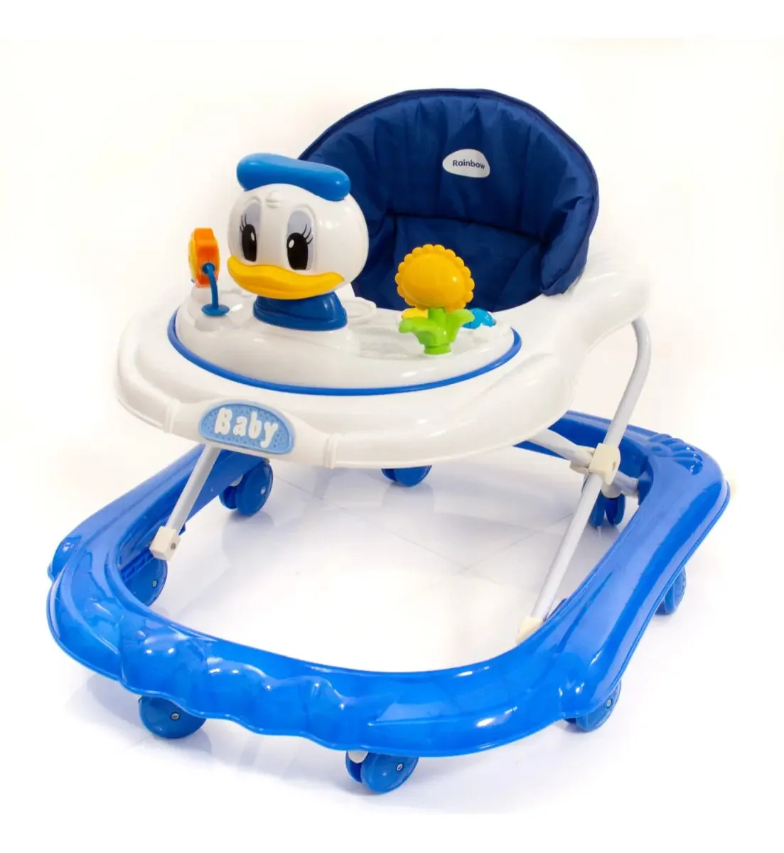 Cuak Rainbow Baby Walker cor azul
