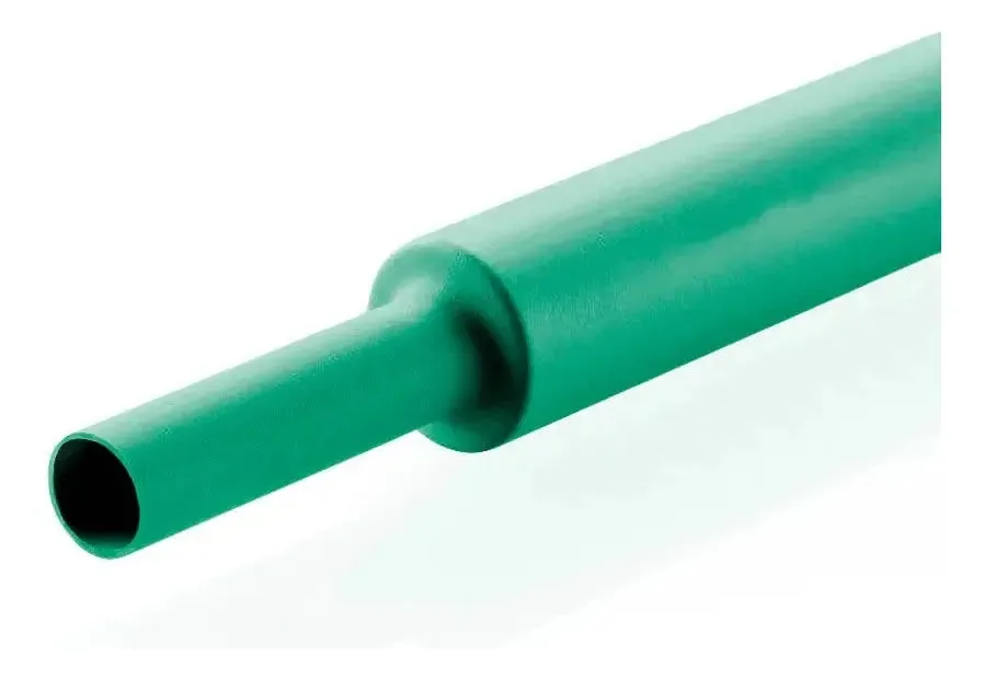 1 Metro Termocontratil / Termoretratil 12mm Cores Cor Verde