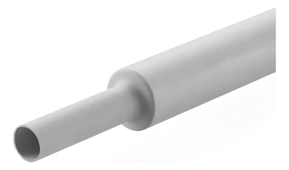 1 Metro Termocontratil / Termoretratil 12mm Cores Cor Cinza