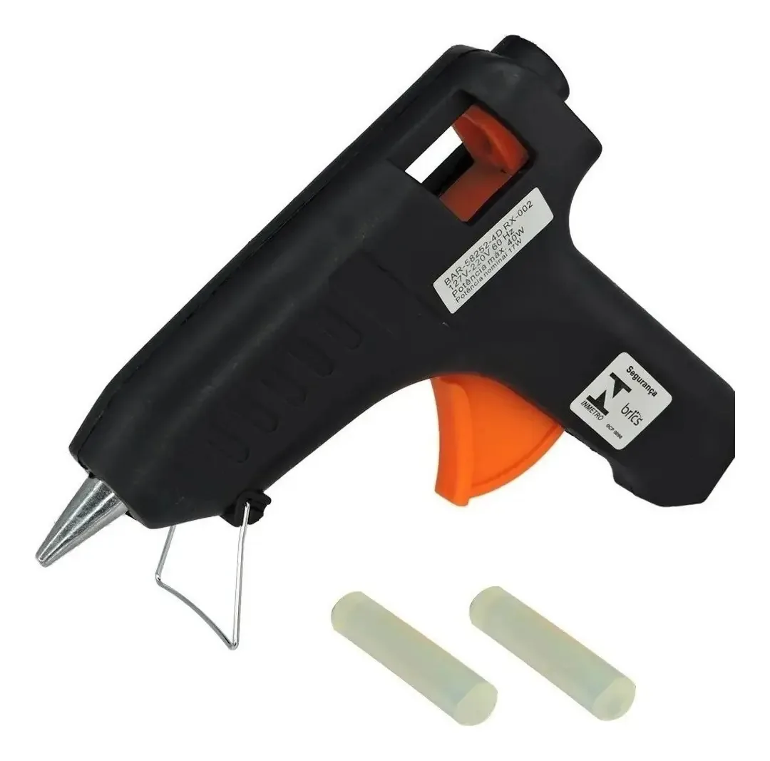 Pistola Cola Quente Com 2 Colas 5cm