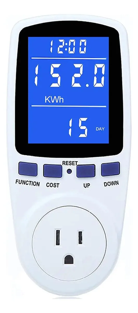 Monitor Medidor de Consumo de Eletricidade Testador Kilo Watt Pn20