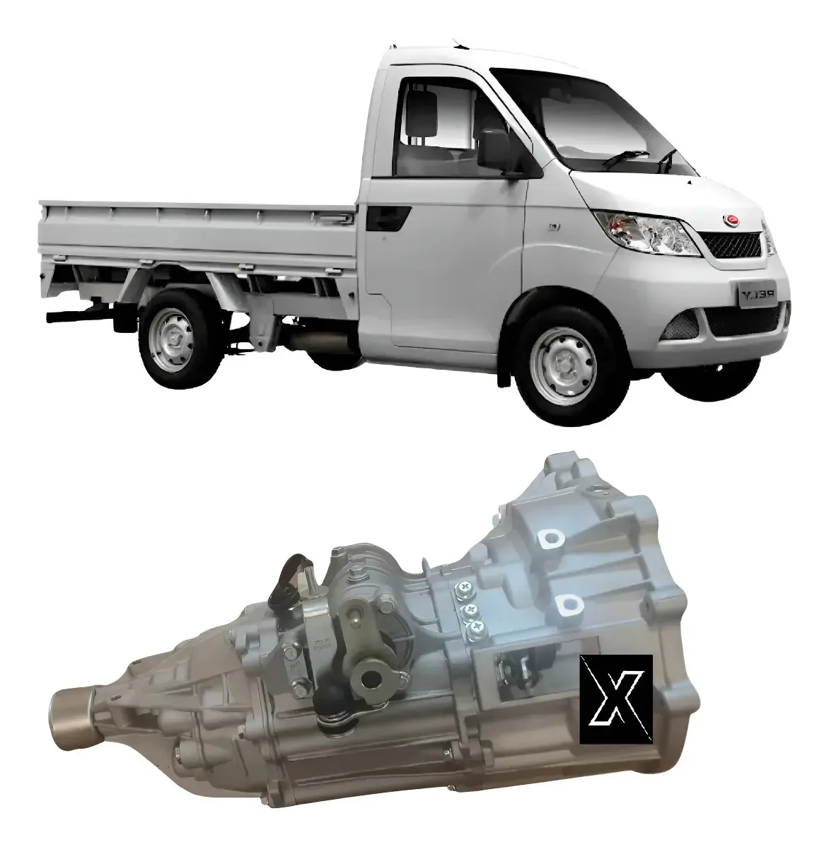 Caixa De Cambio Manual Pick Up Rely 1.0 2013