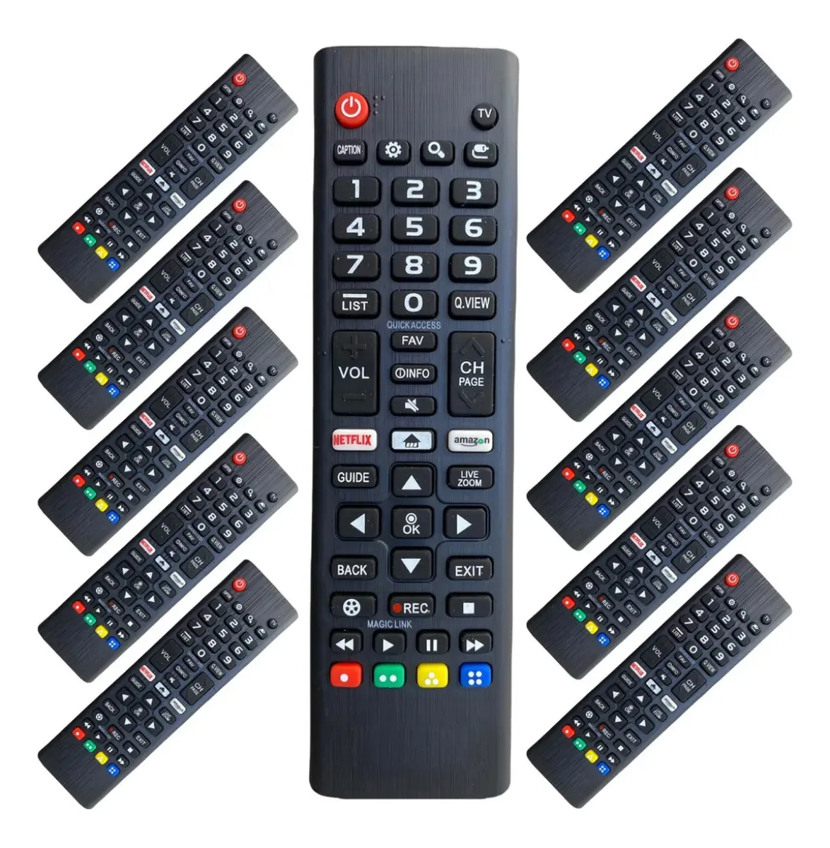 10 Controles Remoto Compativel Tv LG Netflix Amazon Atacado