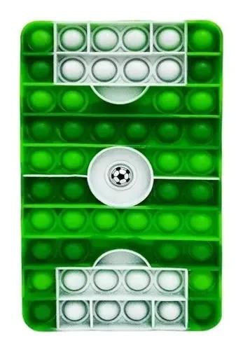 Quadra de futebol Pop It de 18 cm, silicone antiestresse Cla1147