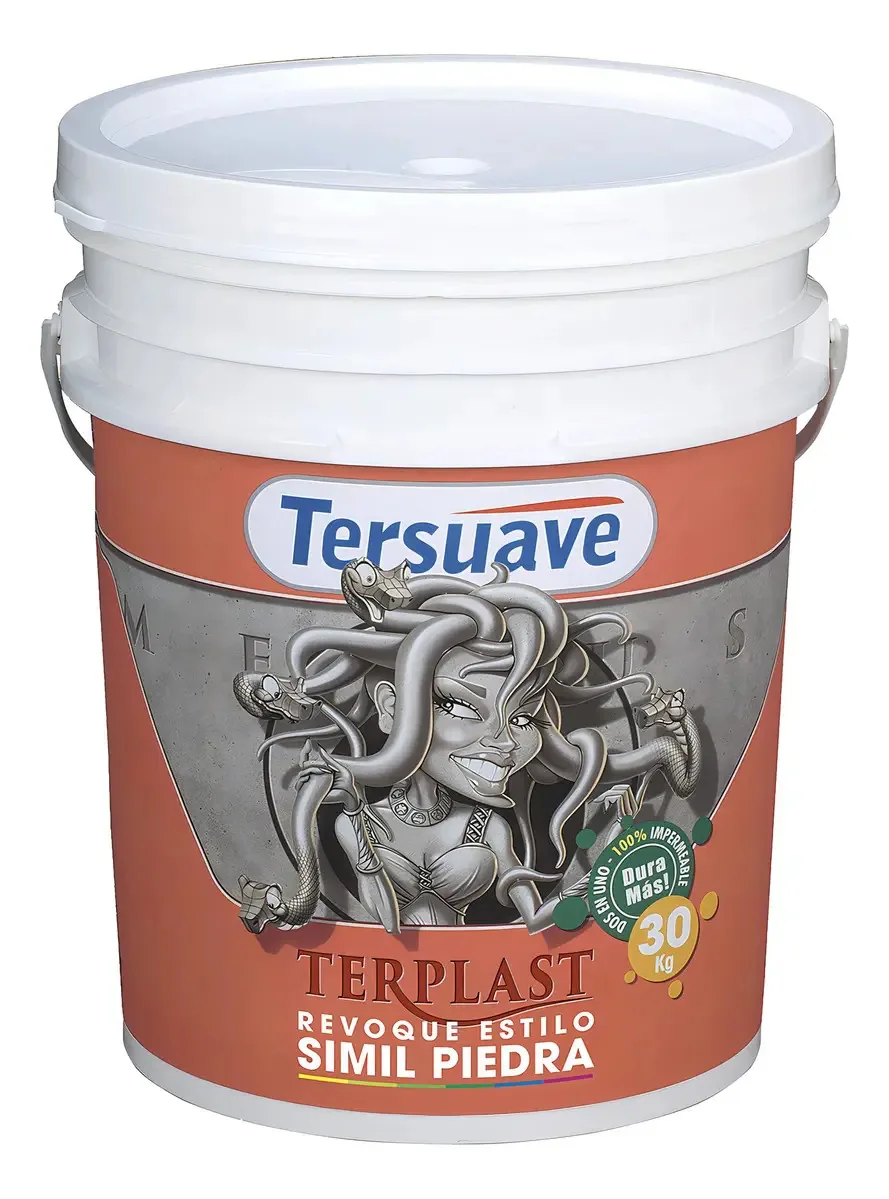 Revestimento de pedra Paris Terplast Tersoft de 30 kg