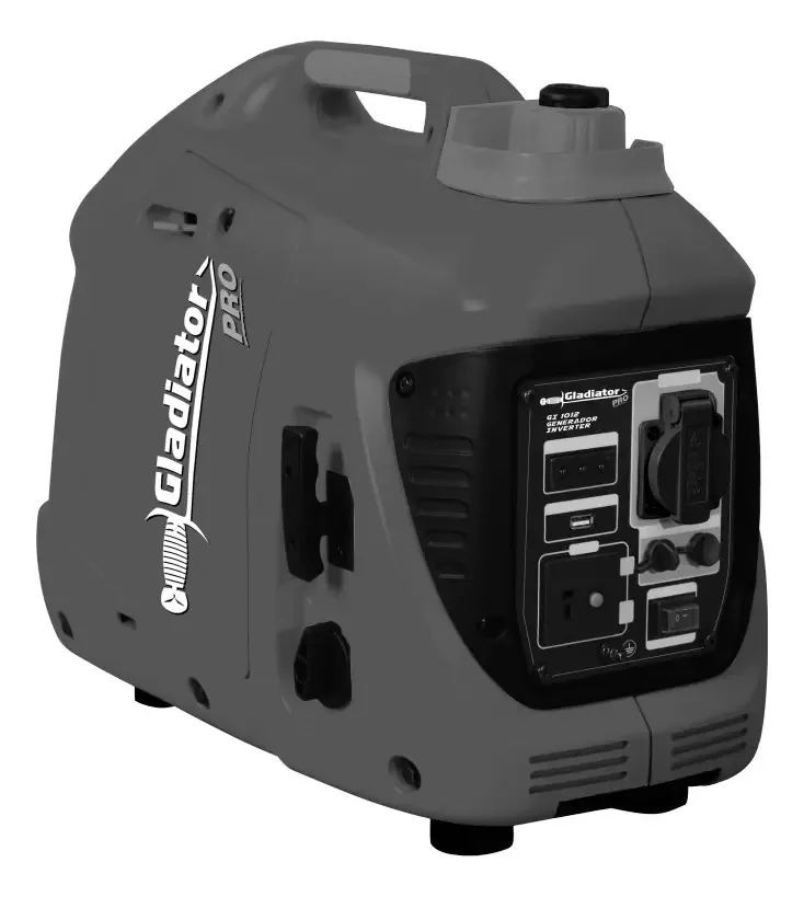 Conjunto de gerador inversor portátil 1200w 220v