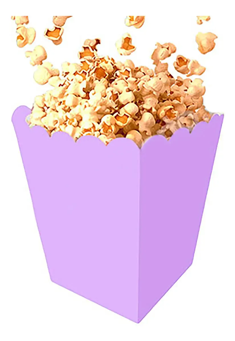 Pochoclera/Candy Box X10u cor roxa