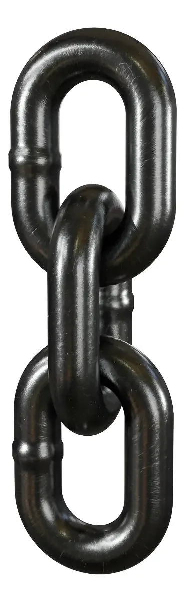 Corrente Elo Curto Aço Alloy Grau 8 4m 10mm Qfix Preto Elevação Cargas