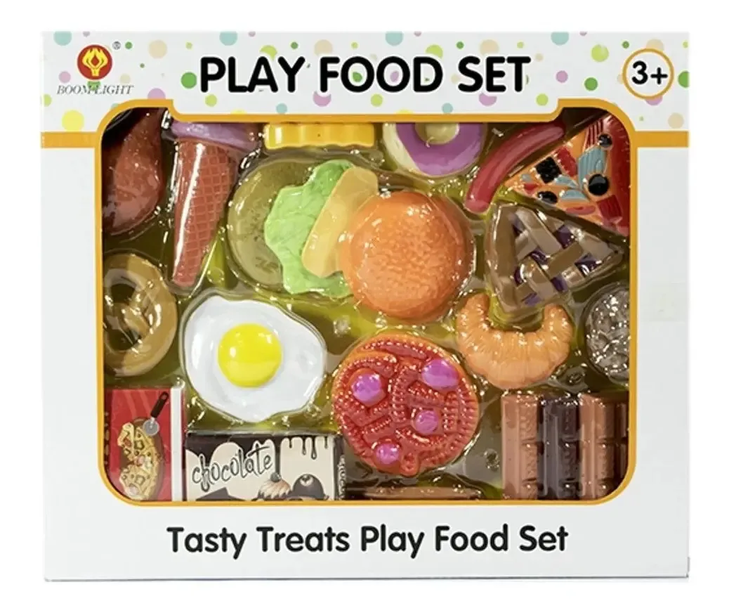 Conjunto de alimentos, brinquedo educacional de 26 onças, Food Role Play