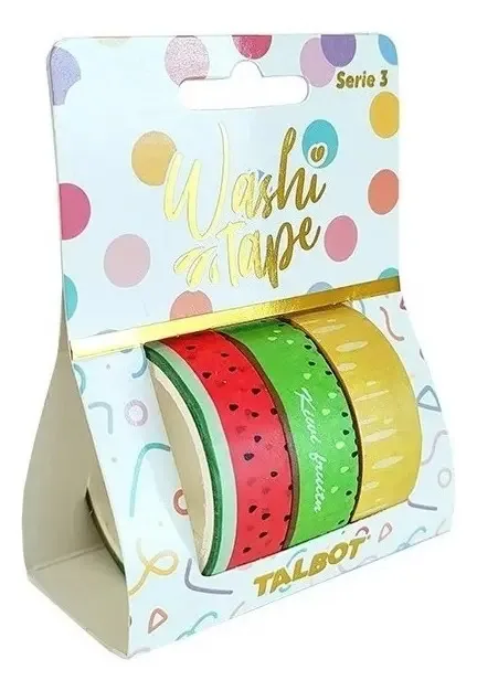Fitas Washi Talbot X3 Fruit