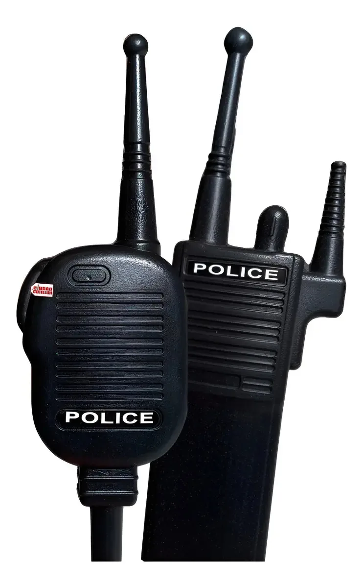 Walkie-talkie Ps Police Walkie Talkie X 2 Preto