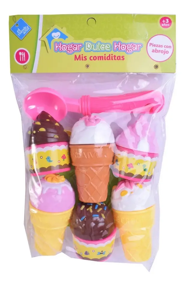 Conjunto de alimentos congelados El Duende Azul 7471
