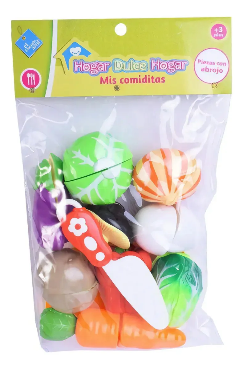 Conjunto de alimentos com vegetais El Duende Azul 7472
