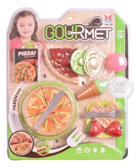 Conjunto de comida Gourmet Pizza Set