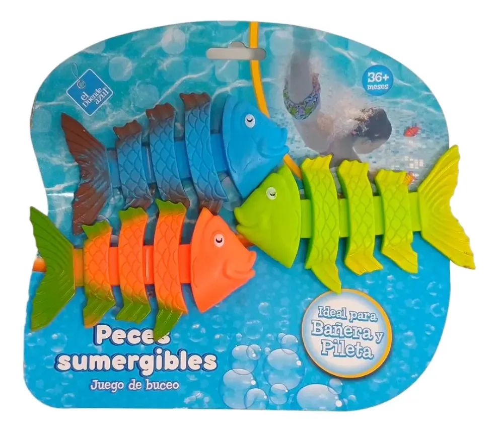 Conjunto de piscina de peixes de borracha de 10 cm