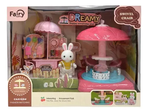 Conjunto de cadeiras Family Of Rabbits Carrousel