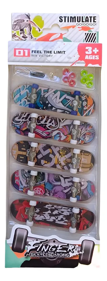 Skates Finger Skate com rodas de troca de rodas Multicolor Skate Multicolor