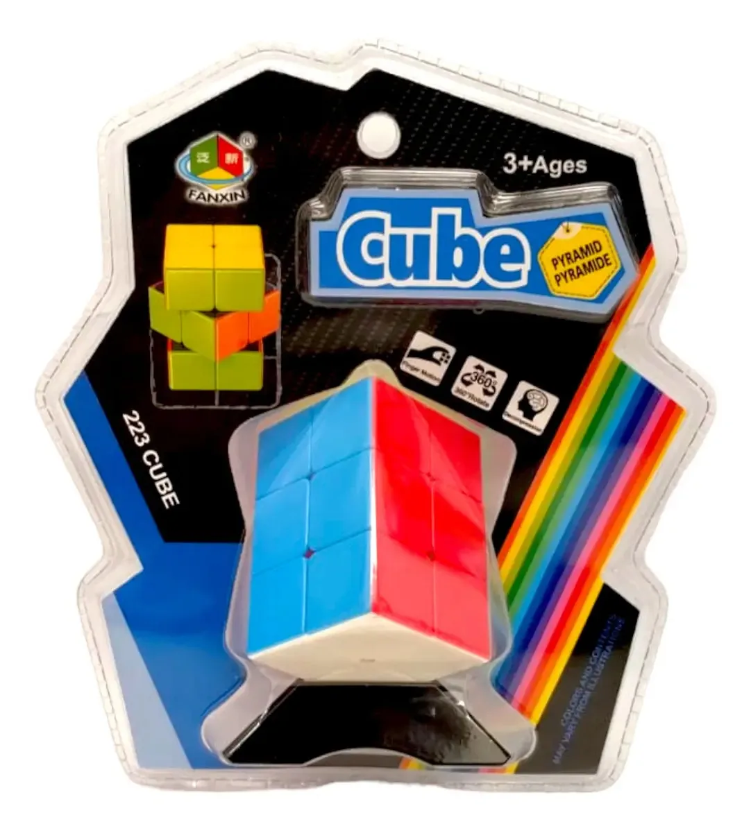 Cubo mágico retangular 2x2x3 Estrutura retangular