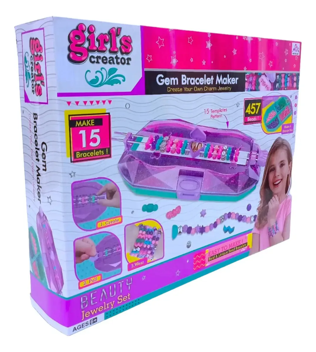 Defina joias Bijou para desenhar e criar pulseiras