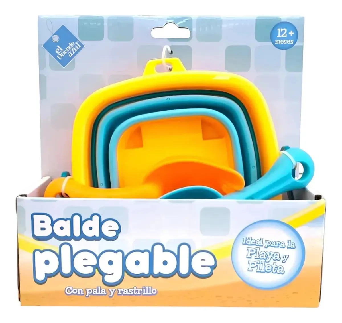 Conjunto de praia dobrável Tts Tutti com pá e ancinho