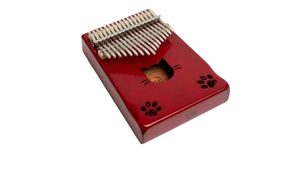 Kalimba Walter Professional Red Wood 17 Notes Steel