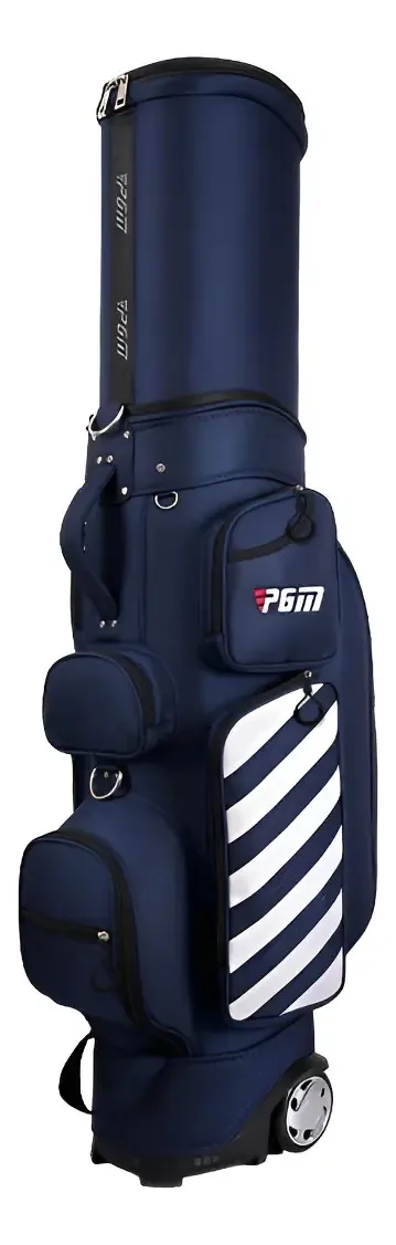 Bolsa de golfe retrátil feminina com rodas, cor PGM, azul escuro