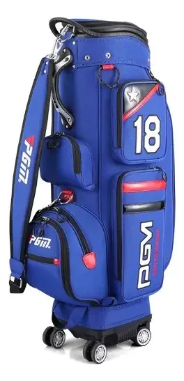 Bolsa de golfe impermeável com logotipo azul Pgm