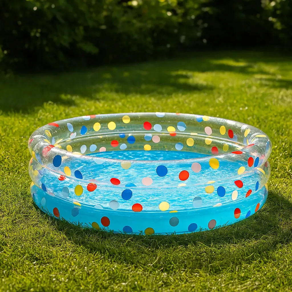 Piscina inflável Proline com bolinhas coloridas 143 L