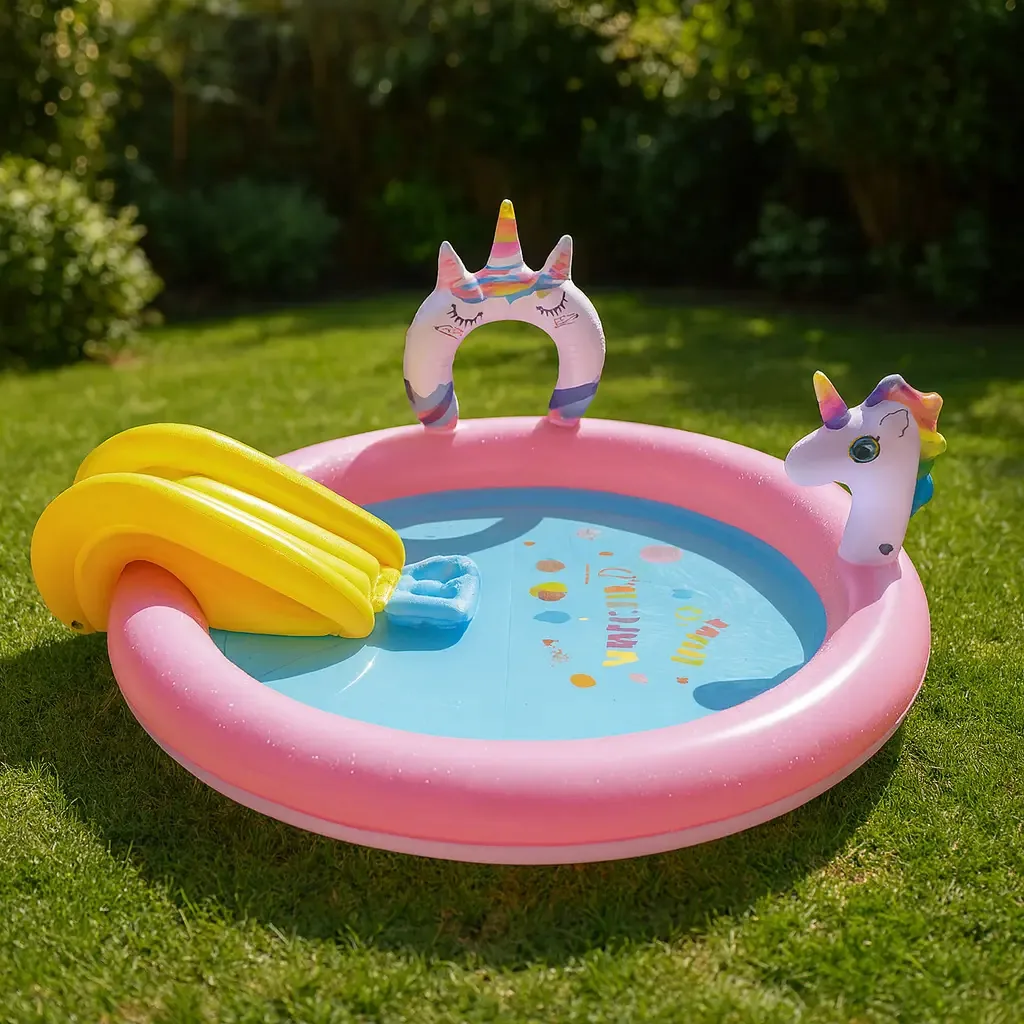 Piscina inflável rosa Proline com unicórnio 125 L