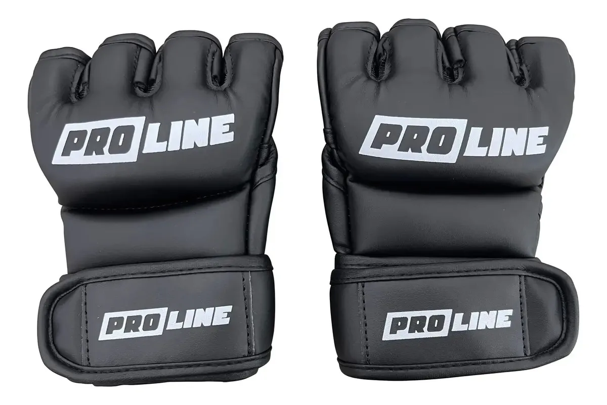 Luvas de artes marciais mistas Proline tamanho S, preto, cor preta