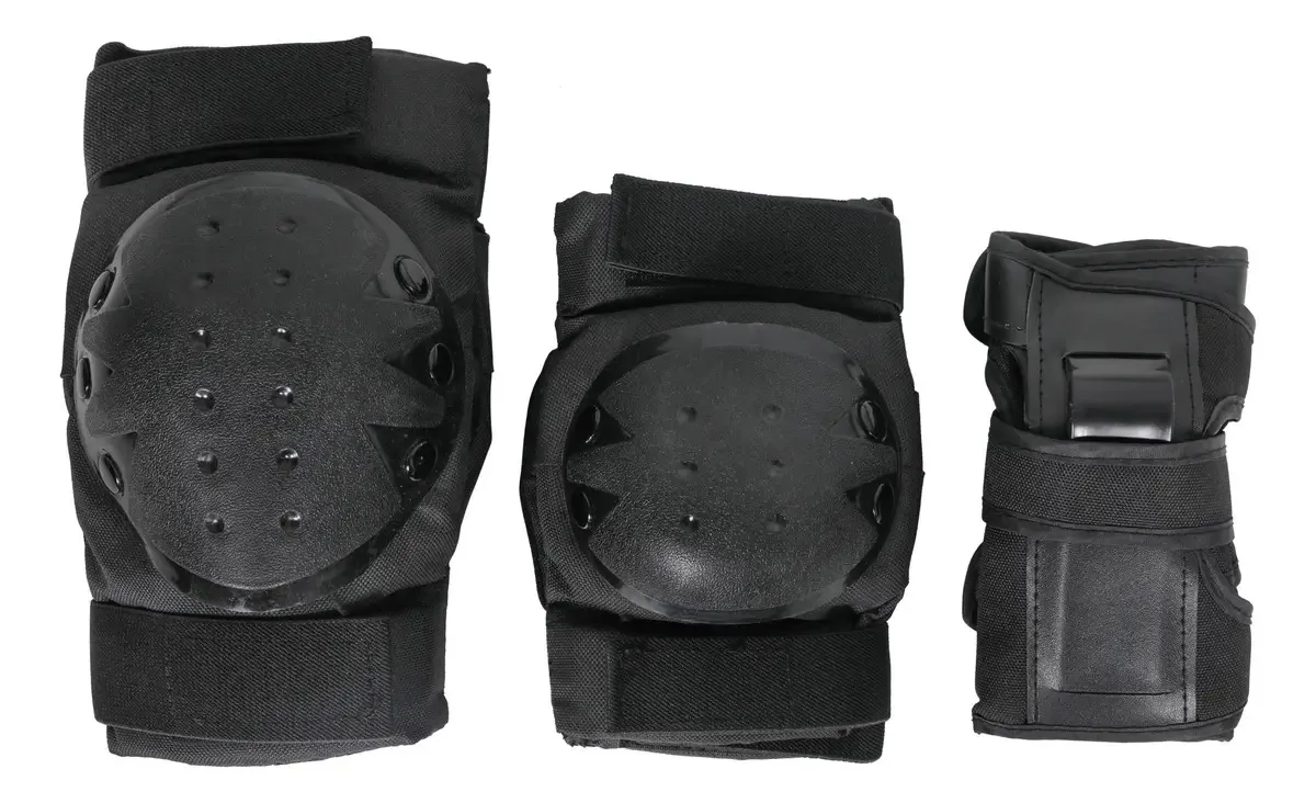 Conjunto de proteção para adultos Proline Knee Brace + pulseira + joelheiras + bolsa de malha
