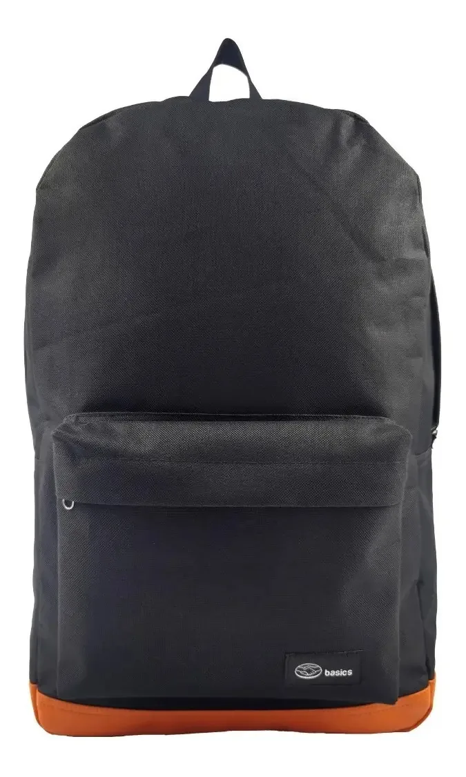 Mochila preta unissex preta média Mercado Libre Basics Heritage