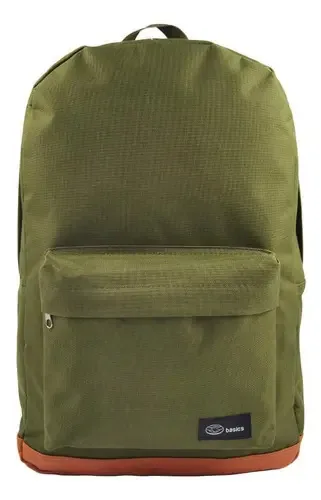 Mochila Mercado Libre Basics Heritage Verde Militar Unisex