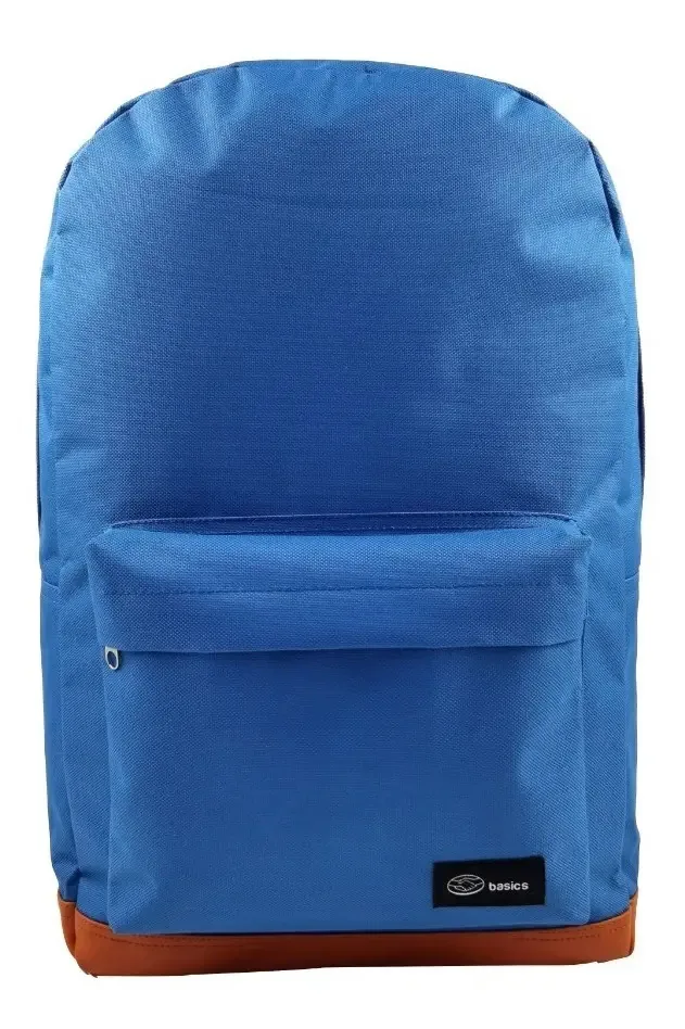 Mochila Basics Para Laptop Mercado Libre Reforzada Azul
