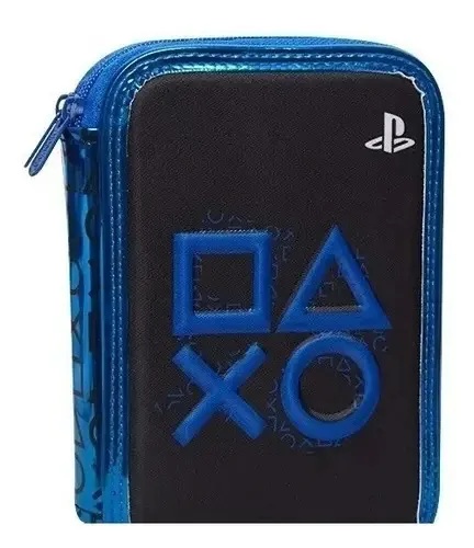 Estojo de lápis Mooving Textile de 2 camadas para Playstation 3d Canopla