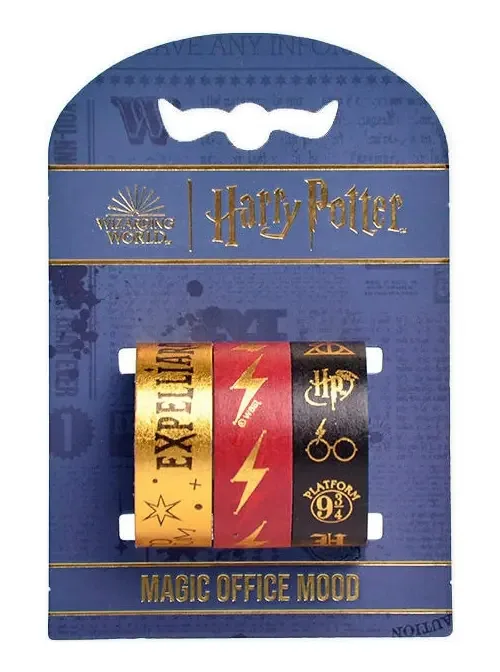 Mooving conjunto de fitas Harry Potter pacote 3 unidades