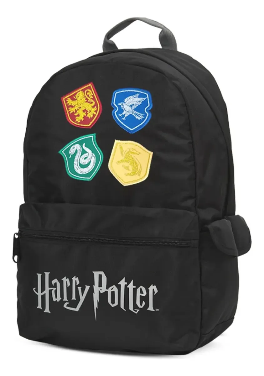 Mochila Harry Potter Patch 17 - Mooving Color Black