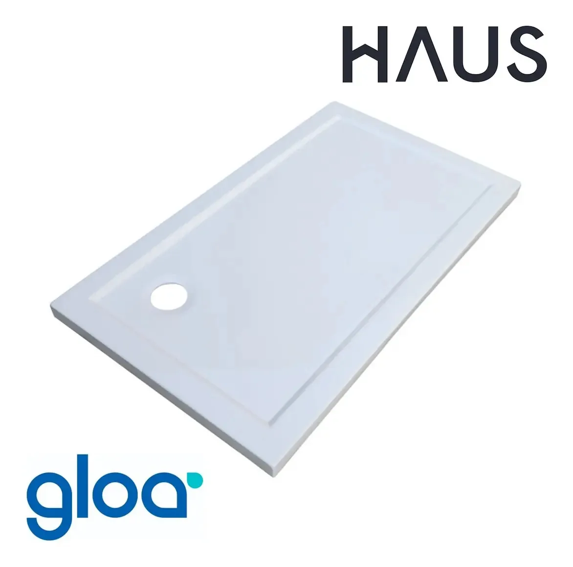 Receptáculo de chuveiro ABS reforçado com dreno Sopapa 120x70