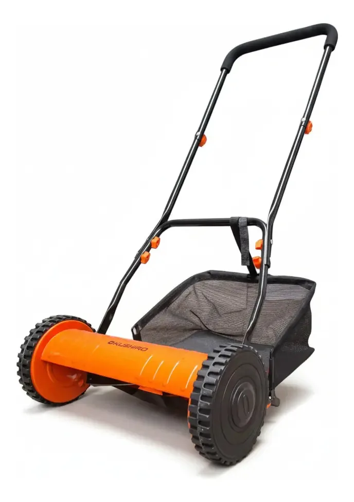 Cortador de grama helicoidal manual Kushiro Orange