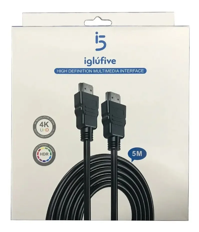 Cabo HDMI Iglufive de 5 metros