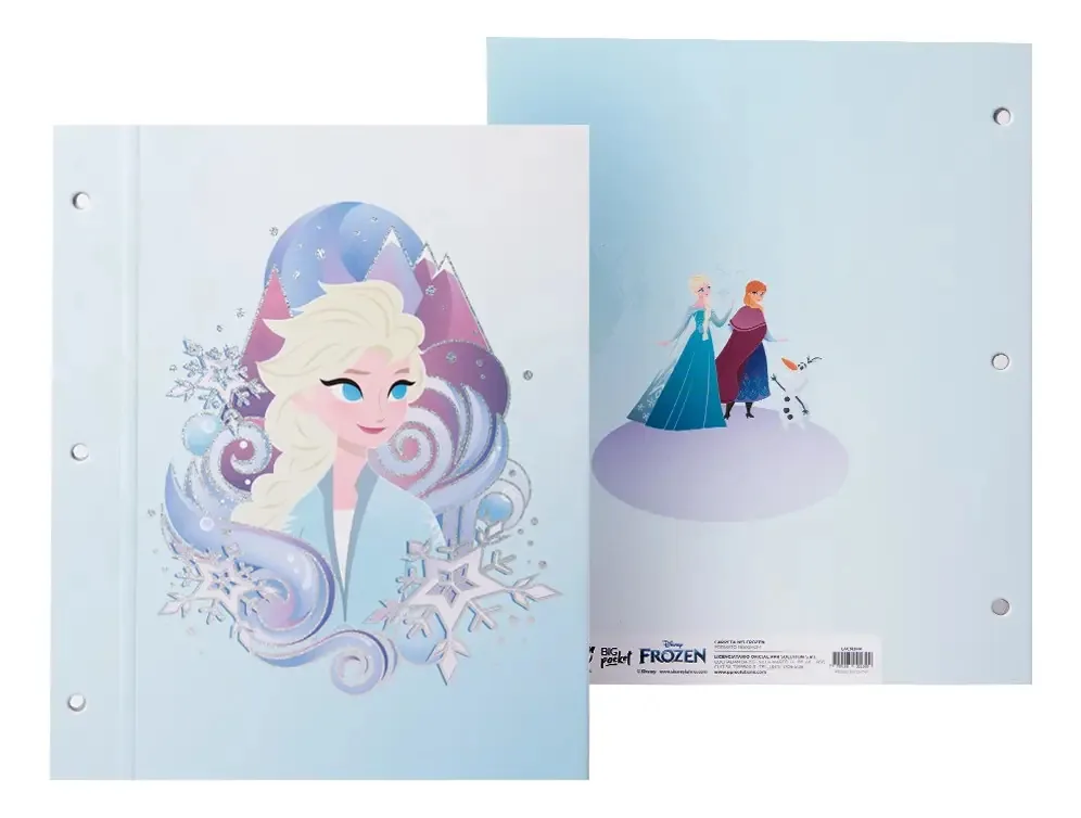Pasta Disney Frozen N3 rosa