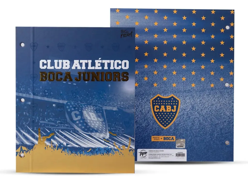 Pasta azul do Boca Juniors N3